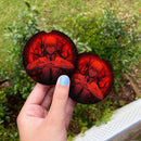 Makima Chainsaw Man Anime Moonlight Halloween Car Coasters Auto Cup Holder