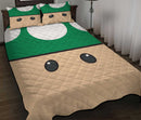 Mario Mushroom Green Quilt Bed Sets