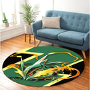 Mega Rayquaza X Round Rug