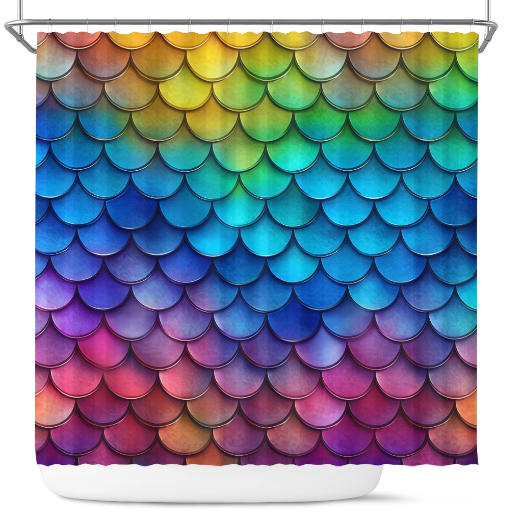 Mermaid Scale Shower Curtain