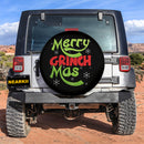 Merry Grinch Mas Car Spare Tire Cover