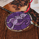 Mewtwo Stained Glass Ornament