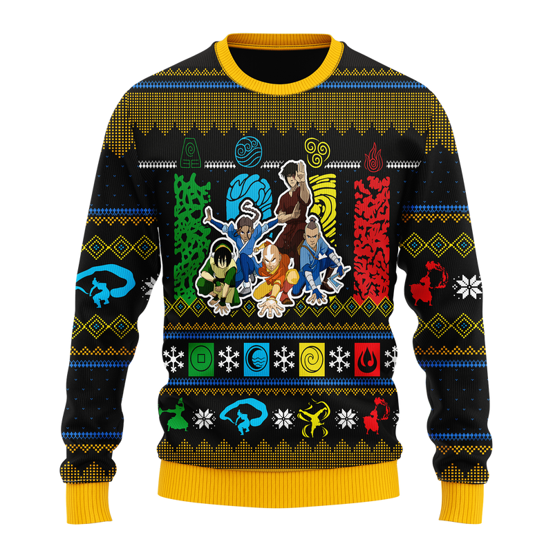 Avatar The Last ABender Ugly Christmas Sweater Xmas Gift