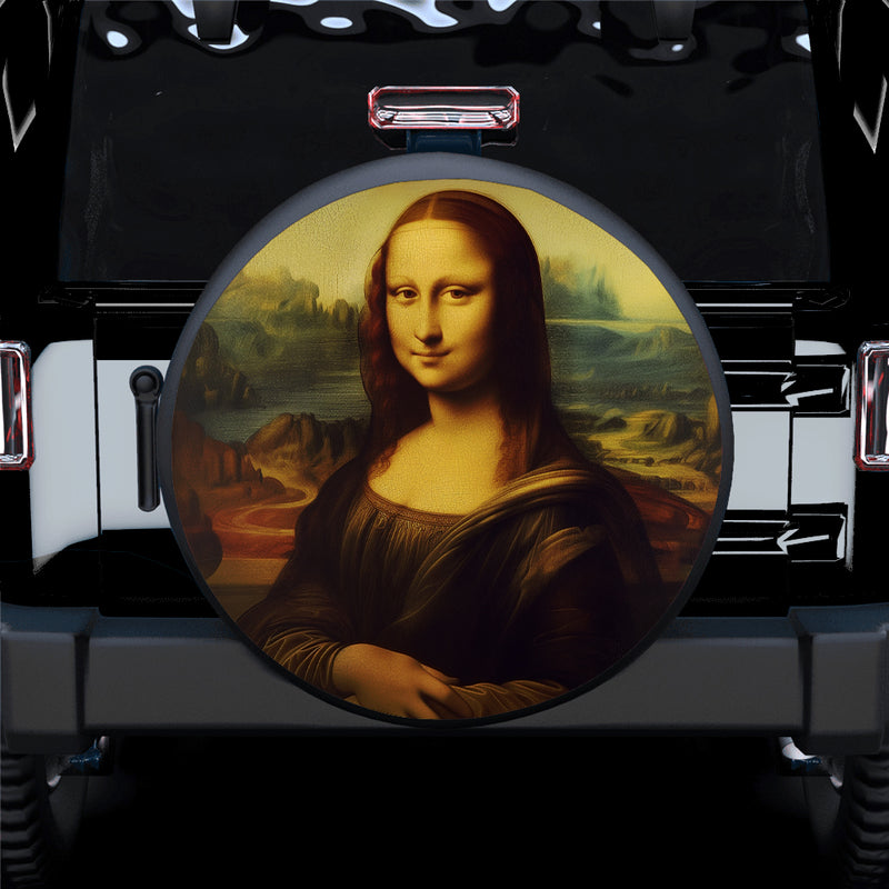 Mona Lisa Car Spare Tire Covers Gift For Campers