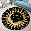 Moon And Sun Round Rug