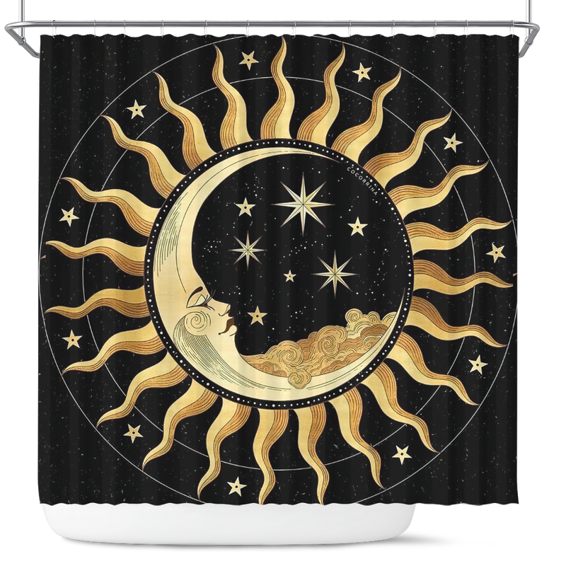 Moon And Sun Shower Curtain
