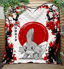 Mudkip Japan Style Quilt Blanket