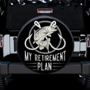 Fishing is My Retirement Plan Car Spare Tire Cover