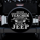 Never Underestimate A Teacher With A Jeep Car Spare Tire Cover