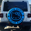 Hello Kitty Blue Jeep Car Spare Tire Cover