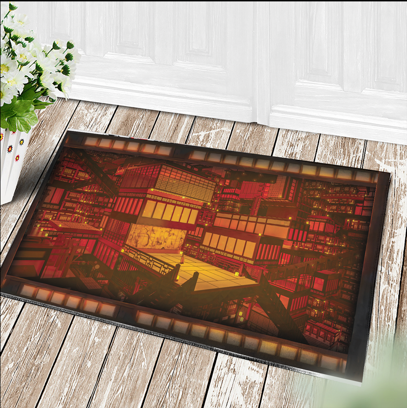 Demon Slayer Infinity Castle Doormat Home Decor