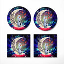 Olaf Frozen Love Moon And Back Ceramic Drink Coasters