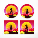 One Piece Sunset Ceramic Drink Coasters