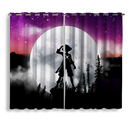 One Piece Sunset Car Back Seat Covers Window Curtain