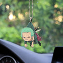 One Piece Zoro Hanging Car Ornament Custom Car Accessories Decorations