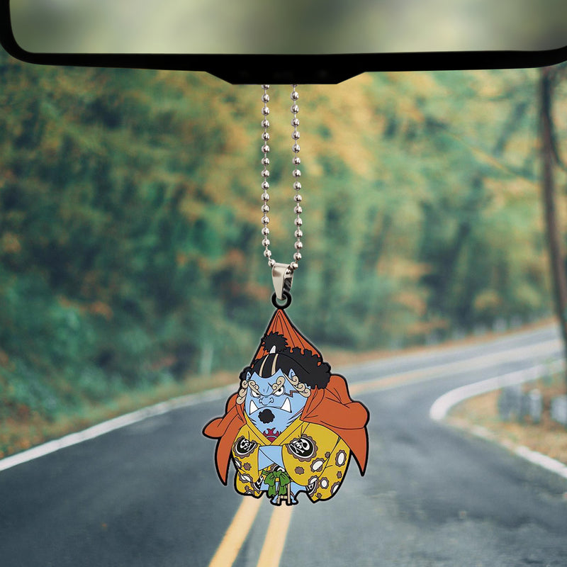 One Piece Anime Jinbe Car Ornament Custom Car Accessories Decorations