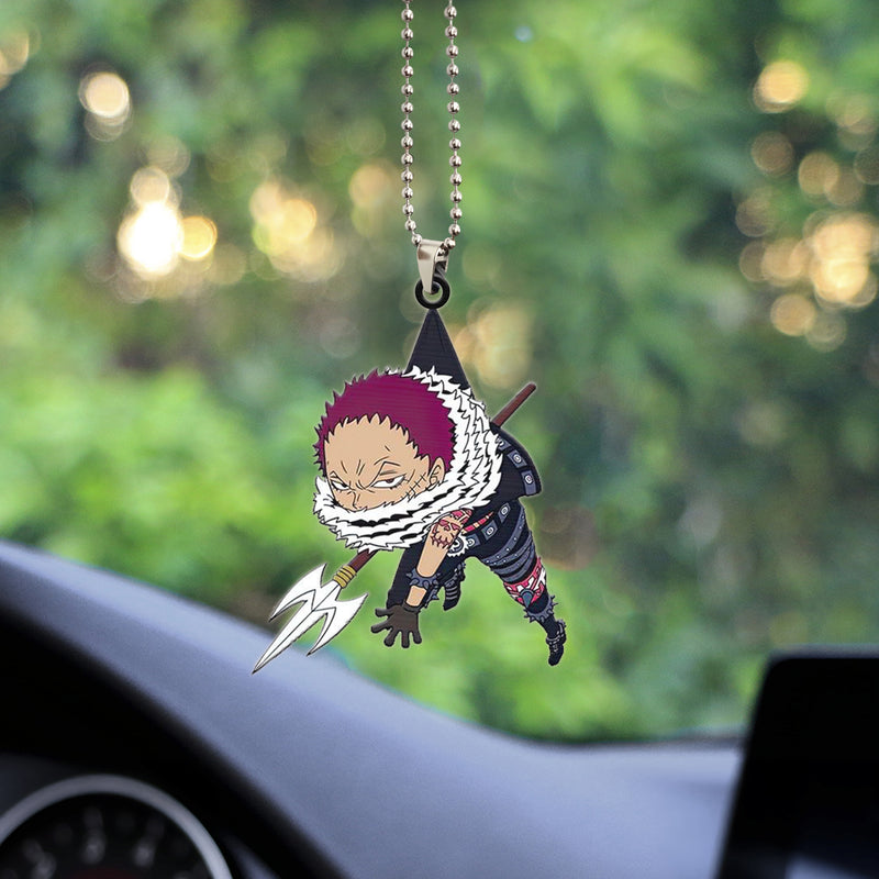 One Piece Anime Charlotte Katakuri Car Ornament Custom Car Accessories Decorations