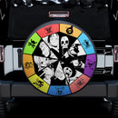 One Piece Logo Car Spare Tire Cover