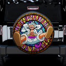 One Piece Luffy Gear 5 Stained Glass Car Spare Tire Cover