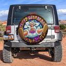 One Piece Luffy Gear 5 Stained Glass Car Spare Tire Cover