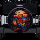 Parrots Bird Car Spare Tire Cover