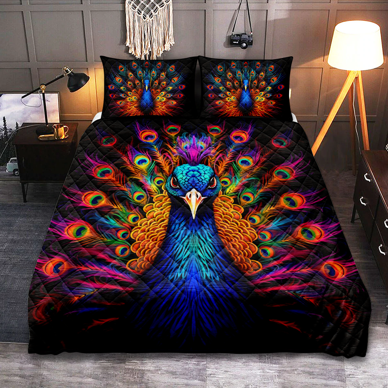 Peacock Quilt Bed Sets