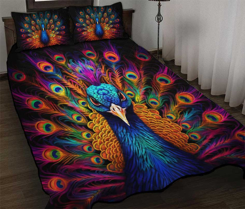 Peacock Quilt Bed Sets