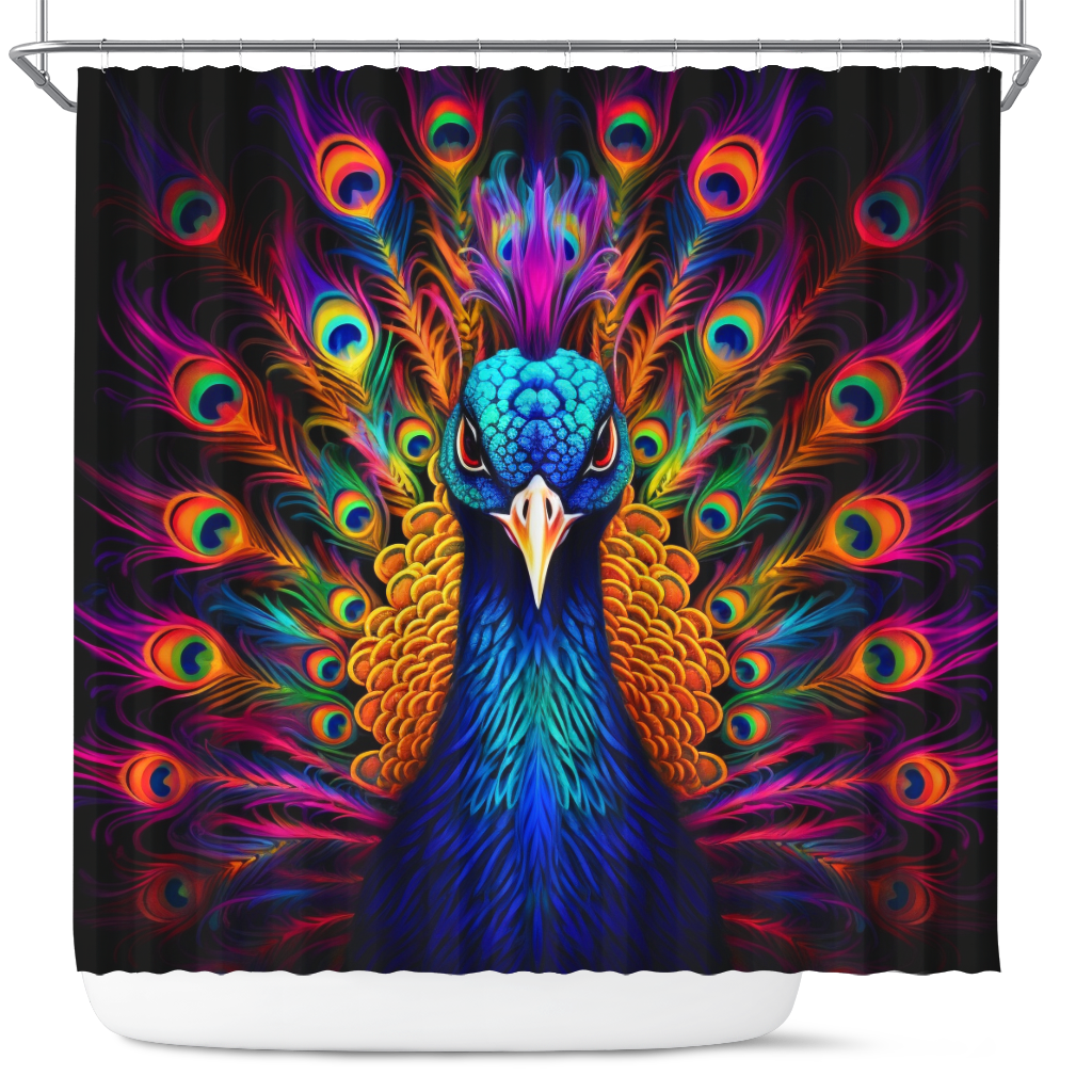 Peacock Shower Curtain