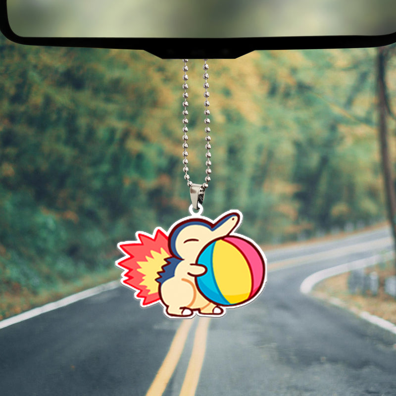 Cyndaquil Pokemon Car Ornament Custom Car Accessories Decorations