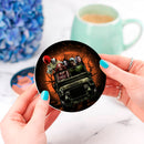 Pennywise And Friends Halloween Moonlight Ceramic Drink Coasters