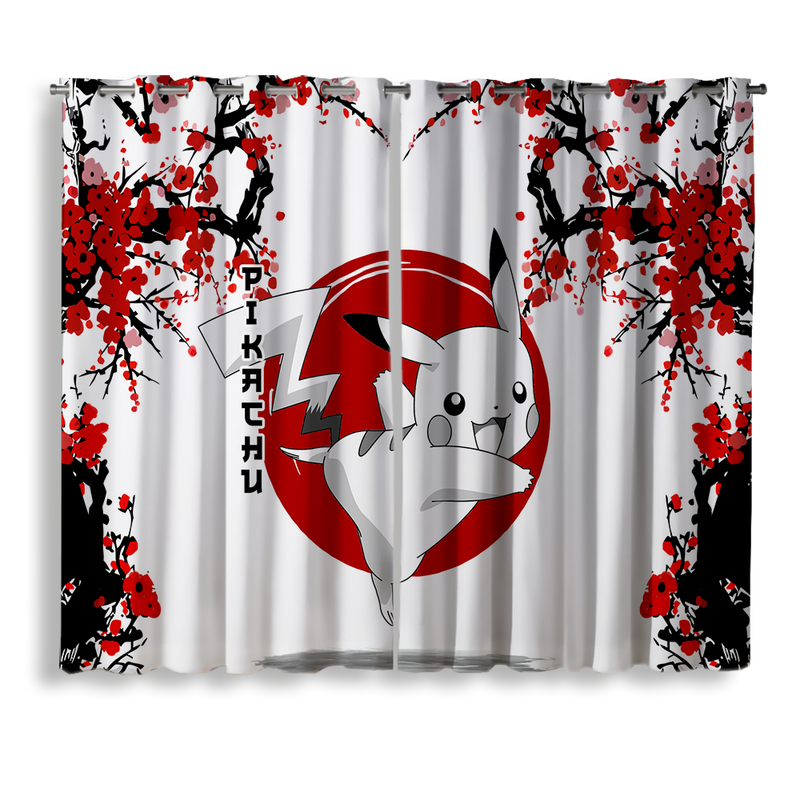 Pikachu Japan Style Window Curtain