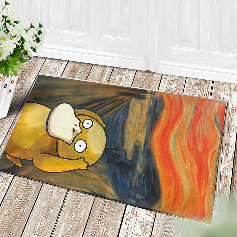 Pokemon Psyduck Painting Doormat Home Decor