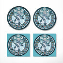 Eevee Evolutions Glaceon Ceramic Drink Coasters