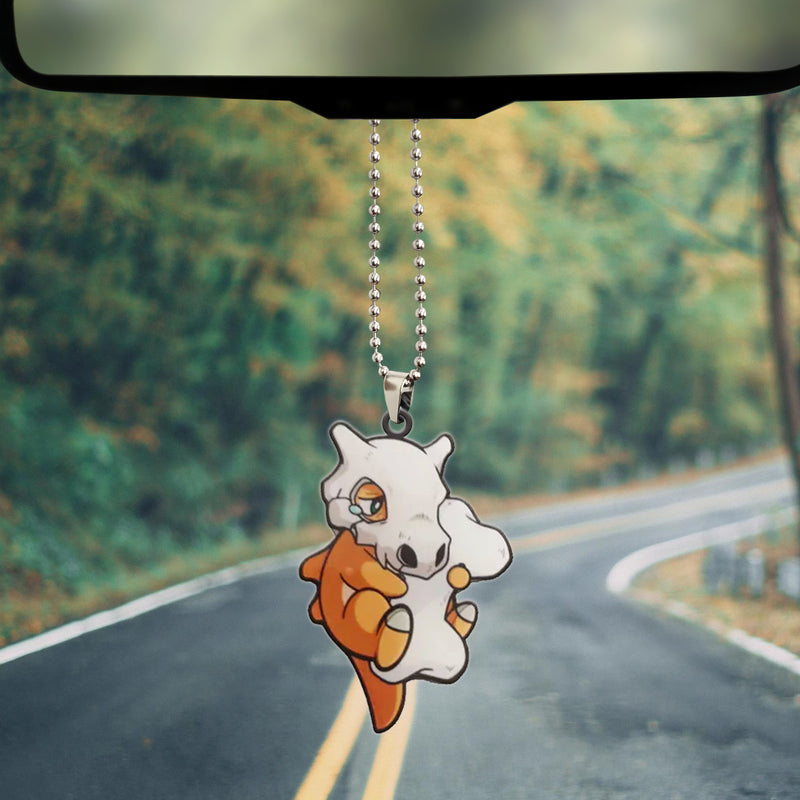 Pokemon Cubone Hanging Car Ornament Custom Car Accessories Decorations