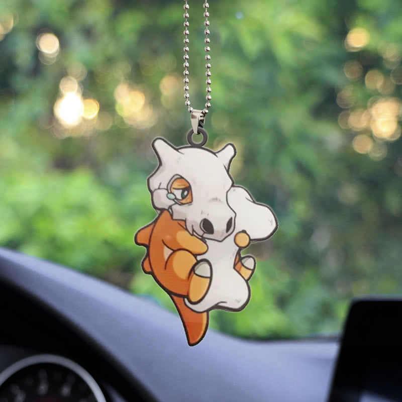 Pokemon Cubone Hanging Car Ornament Custom Car Accessories Decorations