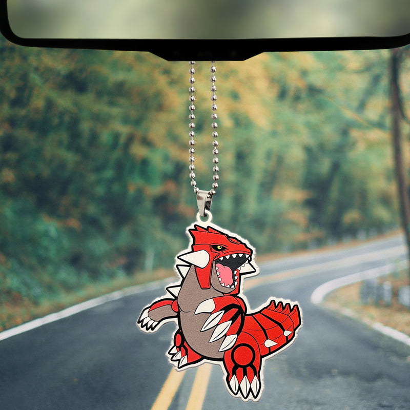 Groudon Legendary Pokemon Car Ornament Custom Car Accessories Decorations