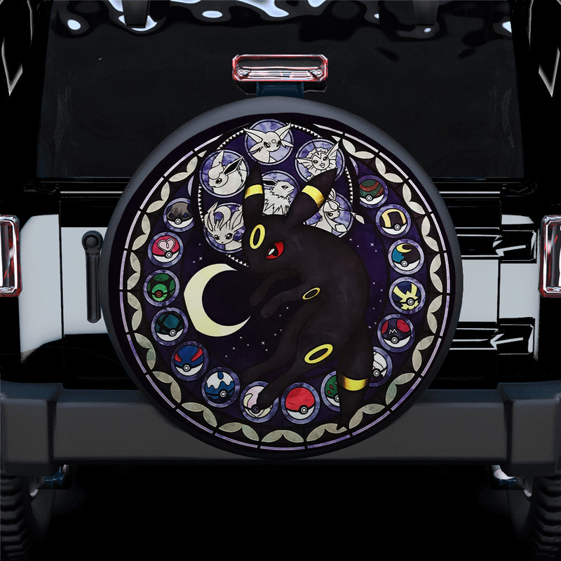 Umbreon Pokemon Eevee Evolution Car Spare Tire Covers Gift For Campers