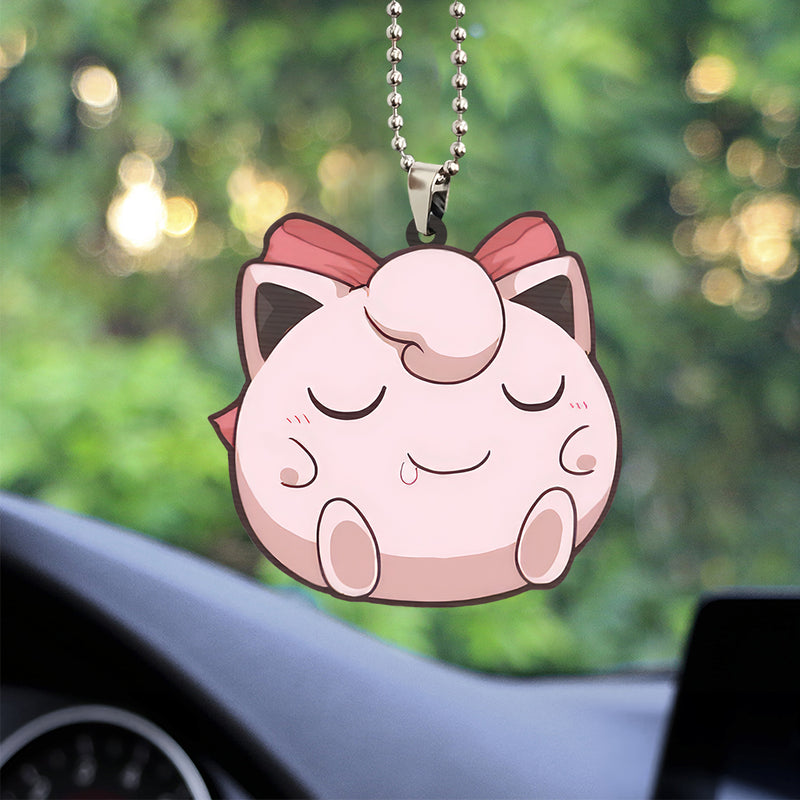 Pokemon Jigglypuff Car Ornament Custom Car Accessories Decorations