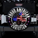 Proud American Christian Car Spare Tire Cover