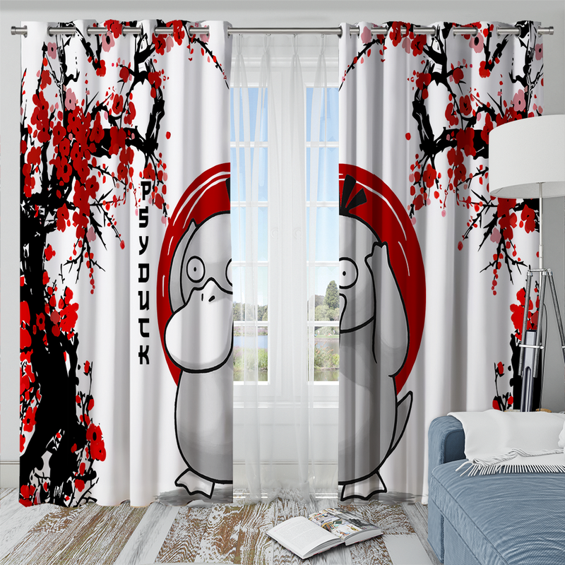Psyduck Japan Style Window Curtain