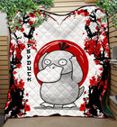 Psyduck Japan Style Quilt Blanket