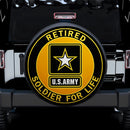 Retired Us Army Car Spare Tire Cover