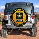 Retired Us Army Car Spare Tire Cover