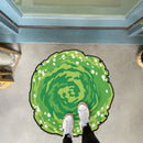 Rick And Morty Custom Shape Rubber Doormat Home Decor