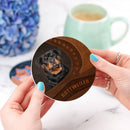 Rottweiler Dog Ceramic Drink Coasters