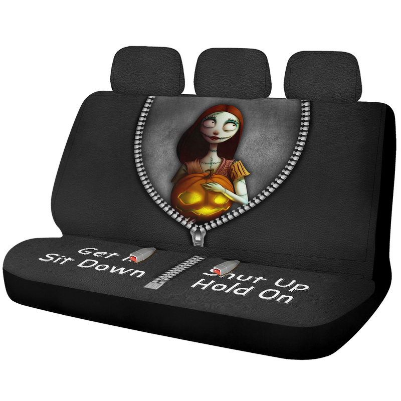 Sally Nightmare Christmas Get In Sit Down Car Back Seat Covers Decor Protectors