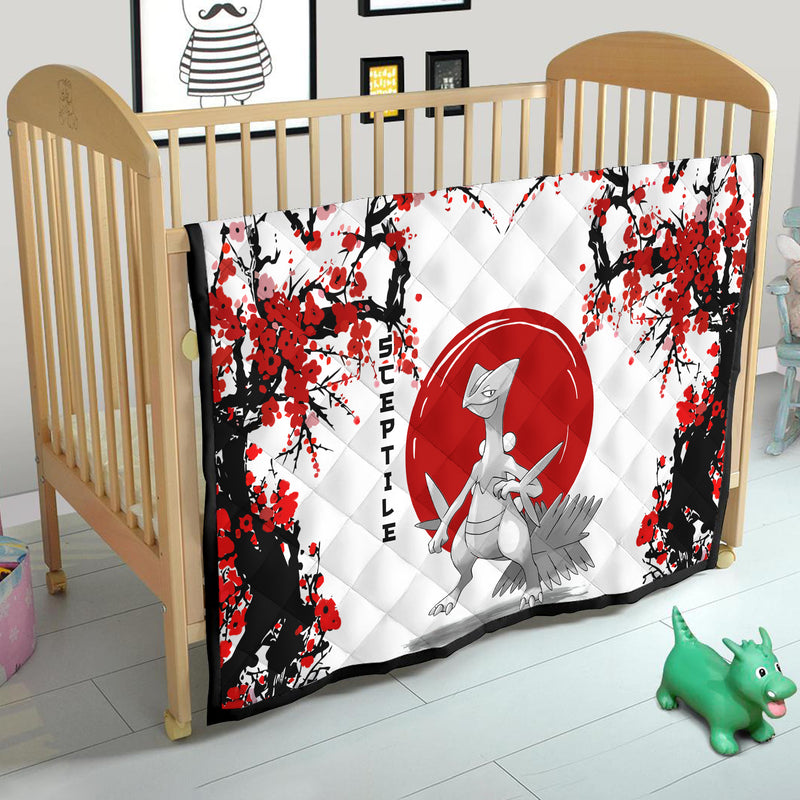 Sceptile Japan Style Quilt Blanket