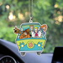 Funny Scooby Doo And Friends Car Ornament Custom Car Accessories Decorations