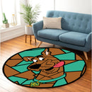 Scooby Doo Stained Glass Round Rug