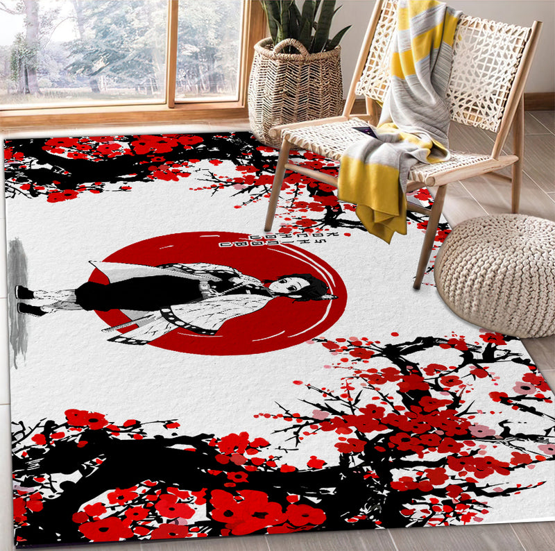 Shinobu Demon Slayer Japan Style Carpet Rug Home Room Decor